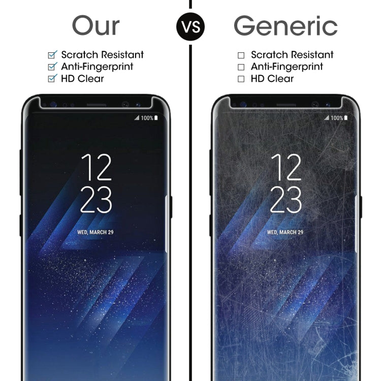 For Galaxy S8+ / G955 0.26mm 9H Surface Hardness 3D Explosion-proof Non-full Screen Curved Case Friendly Tempered Glass Film, Galaxy S8+, For Galaxy S8+ / G955, For Galaxy S8+ / G955 Black Frame, For S8+ / G955