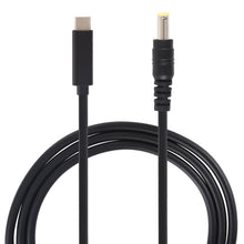 Load image into Gallery viewer, USB-C / Type-C to 5.5 x 2.5mm Laptop Power Charging Cable, Cable Length: about 1.5m(Black), Type-C to 5.5 x 2.5mm(Straight)