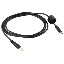 Load image into Gallery viewer, USB-C / Type-C to 5.5 x 2.5mm Laptop Power Charging Cable, Cable Length: about 1.5m(Black), Type-C to 5.5 x 2.5mm(Straight)