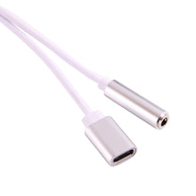 Load image into Gallery viewer, USB-C / Type-C Male to 3.5mm Female &amp; Type-C Female Audio Adapter