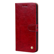 Load image into Gallery viewer, Business Style Oil Wax Texture Horizontal Flip Leather Case for Galaxy A6 Plus (2018), with Holder &amp; Card Slots &amp; Wallet, For Galaxy A6 Plus (2018)