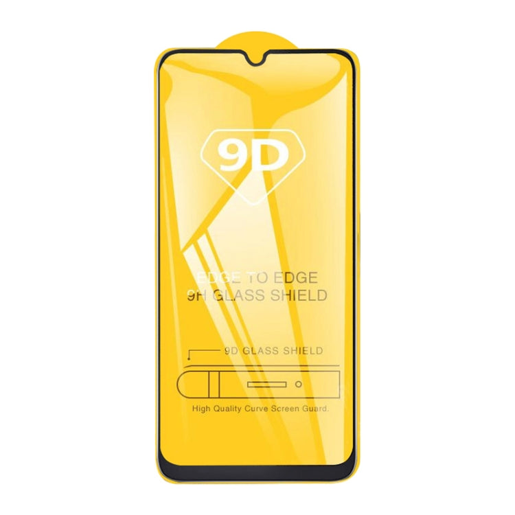 25 PCS For Galaxy A20s 9D Full Glue Full Screen Tempered Glass Film