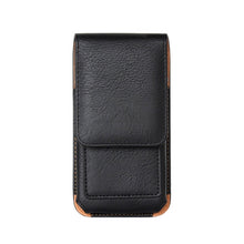 Load image into Gallery viewer, For Galaxy S7 / G930 &amp; S6 / G920 &amp; S6 Edge / G925 Classical Style Elephant Texture Vertical Flip Leather Case Waist Bag with Card Solts &amp; Rrotatable Back Splint Size: 15.5 x 8.2 cm