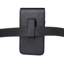 Load image into Gallery viewer, For Galaxy S7 / G930 &amp; S6 / G920 &amp; S6 Edge / G925 Classical Style Elephant Texture Vertical Flip Leather Case Waist Bag with Card Solts &amp; Rrotatable Back Splint Size: 15.5 x 8.2 cm