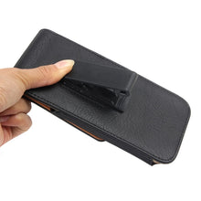 Load image into Gallery viewer, For Galaxy S7 / G930 &amp; S6 / G920 &amp; S6 Edge / G925 Classical Style Elephant Texture Vertical Flip Leather Case Waist Bag with Card Solts &amp; Rrotatable Back Splint Size: 15.5 x 8.2 cm