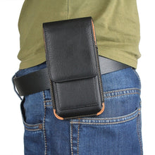 Load image into Gallery viewer, For Galaxy S7 / G930 &amp; S6 / G920 &amp; S6 Edge / G925 Classical Style Elephant Texture Vertical Flip Leather Case Waist Bag with Card Solts &amp; Rrotatable Back Splint Size: 15.5 x 8.2 cm