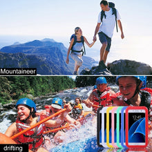 Load image into Gallery viewer, For Galaxy S7 / G930 IPX8 Plastic + Silicone Transparent Waterproof Protective Case with Lanyard
