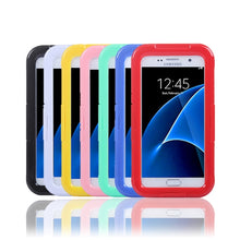 Load image into Gallery viewer, For Galaxy S7 / G930 IPX8 Plastic + Silicone Transparent Waterproof Protective Case with Lanyard