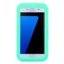 Load image into Gallery viewer, For Galaxy S7 Edge / G935 IPX8 Plastic + Silicone Transparent Waterproof Protective Case with Lanyard