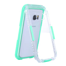 Load image into Gallery viewer, For Galaxy S7 Edge / G935 IPX8 Plastic + Silicone Transparent Waterproof Protective Case with Lanyard