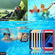 Load image into Gallery viewer, For Galaxy S7 Edge / G935 IPX8 Plastic + Silicone Transparent Waterproof Protective Case with Lanyard
