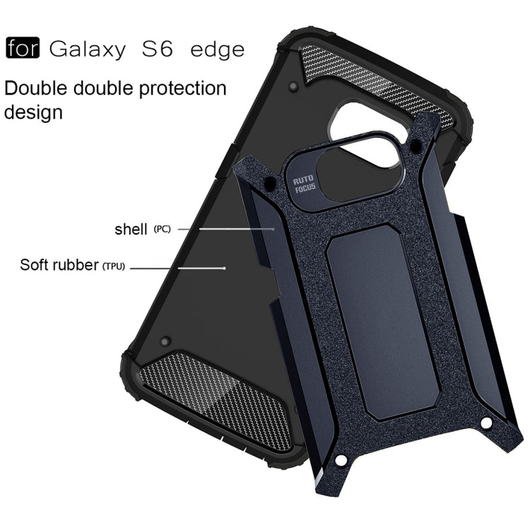 For Galaxy S6 Edge / G925 Tough Armor TPU + PC Combination Case