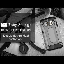 Load image into Gallery viewer, For Galaxy S6 Edge / G925 Tough Armor TPU + PC Combination Case, For Galaxy S6 edge