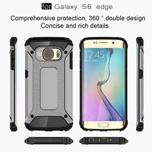 Load image into Gallery viewer, For Galaxy S6 Edge / G925 Tough Armor TPU + PC Combination Case, For Galaxy S6 edge