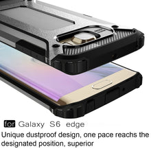 Load image into Gallery viewer, For Galaxy S6 Edge / G925 Tough Armor TPU + PC Combination Case, For Galaxy S6 edge