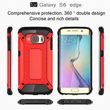Load image into Gallery viewer, For Galaxy S6 Edge / G925 Tough Armor TPU + PC Combination Case, For Galaxy S6 edge