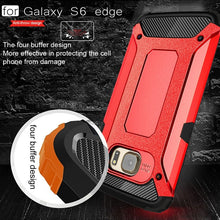 Load image into Gallery viewer, For Galaxy S6 Edge / G925 Tough Armor TPU + PC Combination Case, For Galaxy S6 edge