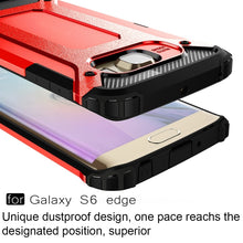 Load image into Gallery viewer, For Galaxy S6 Edge / G925 Tough Armor TPU + PC Combination Case, For Galaxy S6 edge