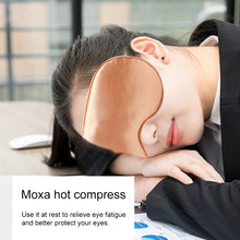 Load image into Gallery viewer, USB Charging Heating Silk Moxa Sleep Eye Mask