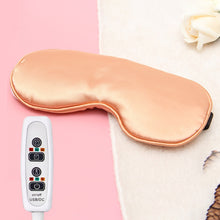 Load image into Gallery viewer, USB Charging Heating Silk Moxa Sleep Eye Mask