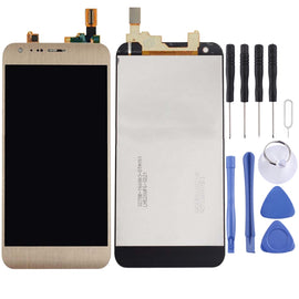for LG X Cam / K580 / K580I / K580Y LCD Screen and Digitizer Full Assembly, For X Cam / K580 / K580I / K580Y Gold, For X Cam / K580 / K580I / K580Y