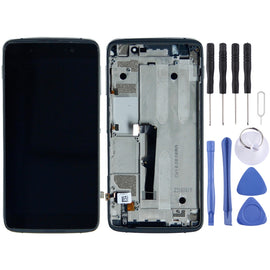LCD Screen and Digitizer Full Assembly with Frame for Alcatel One Touch Idol 4 LTE / 6055