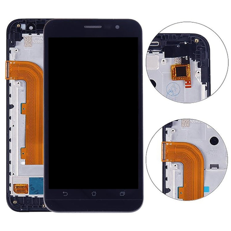5.0 inch LCD Screen and Digitizer Full Assembly with Frame for Asus Zenfone Go ZB500KL X00AD