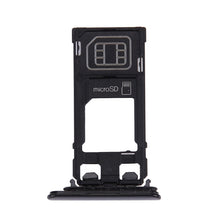 Load image into Gallery viewer, SIM Card Tray + Micro SD Card Tray for Sony Xperia XZ (Single SIM Version), For Xperia XZ Single SIM Black, For XZ Single SIM