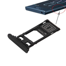 Load image into Gallery viewer, SIM Card Tray + Micro SD Card Tray for Sony Xperia XZ (Single SIM Version), For Xperia XZ Single SIM Black, For XZ Single SIM