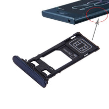 Load image into Gallery viewer, SIM Card Tray + Micro SD Card Tray for Sony Xperia XZ (Single SIM Version), For Xperia XZ Single SIM Black, For XZ Single SIM