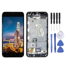 LCD Screen and Digitizer Full Assembly with Frame for Asus ZenFone V / V520KL / A006