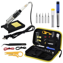Load image into Gallery viewer, 15 in 1 50Hz 60W  Ordinary Soldering Electric Iron Soldering Set Kit, Random Color Delivery, Soldering Set Kit