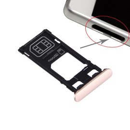 SIM Card Tray + Micro SD Card Tray + Card Slot Port Dust Plug for Sony Xperia X (Single SIM Version)