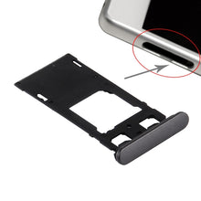 Load image into Gallery viewer, SIM Card Tray + Micro SD / SIM Card Tray + Card Slot Port Dust Plug for Sony Xperia X (Dual SIM Version), For Xperia X Dual SIM, For Xperia X Dual SIM Rose, For Xperia X Dual SIM White