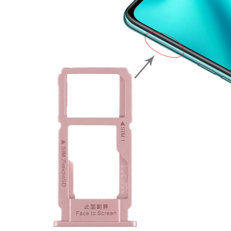 For OPPO R11 Plus SIM Card Tray + SIM Card Tray / Micro SD Card Tray