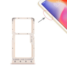 Load image into Gallery viewer, SIM Card Tray + SIM Card Tray / Micro SD Card Tray for Xiaomi Redmi 6 / Redmi 6A, For Redmi 6, For Xiaomi Redmi 6