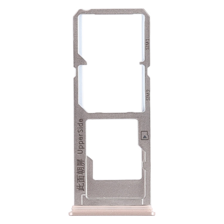 For Vivo Y53 2 x SIM Card Tray + Micro SD Card Tray