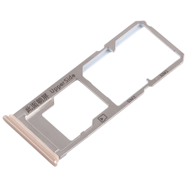 For Vivo Y53 2 x SIM Card Tray + Micro SD Card Tray