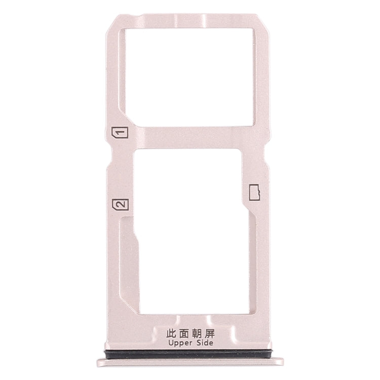 For Vivo X20 SIM Card Tray + SIM Card Tray / Micro SD Card Tray