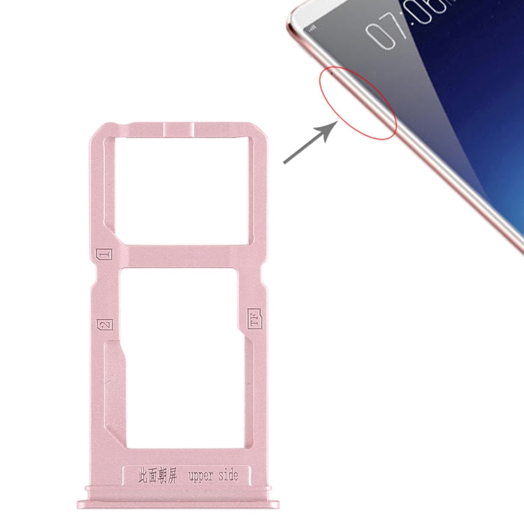 For Vivo X20 Plus SIM Card Tray + SIM Card Tray / Micro SD Card Tray