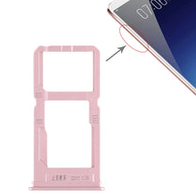 Load image into Gallery viewer, For Vivo X20 Plus SIM Card Tray + SIM Card Tray / Micro SD Card Tray