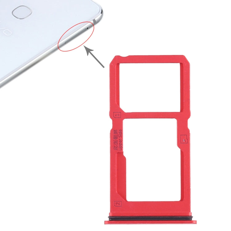 For Vivo X21i SIM Card Tray + SIM Card Tray / Micro SD Card Tray