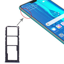 Load image into Gallery viewer, SIM Card Tray + SIM Card Tray + Micro SD Card Tray for Huawei Y9 (2019), For Huawei Y9 (2019)