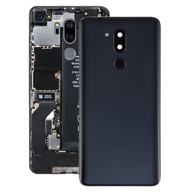 Battery Back Cover with Camera Lens Frame & Fingerprint Sensor for LG G7 ThinQ / G710 / G710EM / G710PM / G710VMP, For LG G7 ThinQ