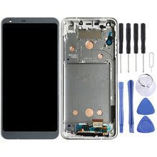 Load image into Gallery viewer, LCD Screen and Digitizer Full Assembly with Frame for LG G6 / H870 / H870DS / H872 / LS993 / VS998 / US997, For LG G6, For G6 / H870 / H872 / LS993 Frame Platinum