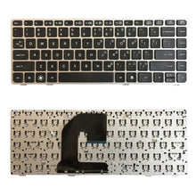 Load image into Gallery viewer, US Version Keyboard with Silver Frame for HP EliteBook 8470B 8470P 8470 8460 8460p 8460w ProBook 6460 6460b 6470