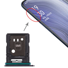 Load image into Gallery viewer, For OPPO Reno 10x zoom SIM Card Tray + SIM Card Tray / Micro SD Card Tray