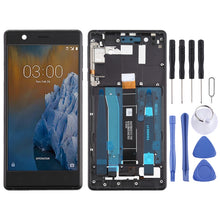 Load image into Gallery viewer, LCD Screen and Digitizer Full Assembly with Frame &amp; Side Keys for Nokia 3 TA-1032