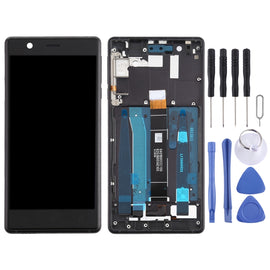 LCD Screen and Digitizer Full Assembly with Frame & Side Keys for Nokia 3 TA-1032