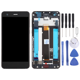 LCD Screen and Digitizer Full Assembly with Frame & Side Keys for Nokia 2 N2 TA-1007 TA-1029 TA-1023 TA-1035 TA-1011